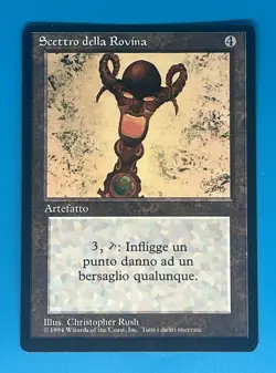 MTG Rod Of Ruin Foreign Black Border Italian - Image 1