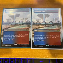 2x Spirebluff Canal (Borderless) #304 (NM) Thunder Junction OTJ Magic MTG - Image 1