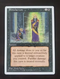 Magic The Gathering 4th Edition Simulacrum - Image 1