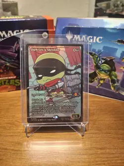 MTG TMNT Teenage Mutant Ninja Turtles Dark Leo & Shredder Showcase FOIL NM - Image 1