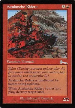 Avalanche Riders *Uncommon* Magic MtG x1 Urza's Legacy SP - Image 1