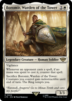 Boromir, Warden of the Tower (REGULAR) x1 - MTG LTR #4 - Image 1