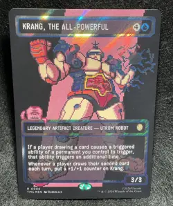 Magic:TMNT Commander: Krang, the All-Powerful Borderless Surge Foil(R-0086) - Image 1