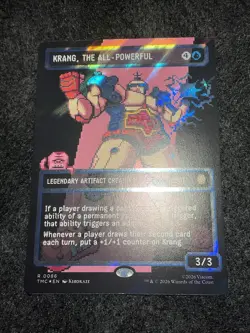 Magic:TMNT Commander: Krang, the All-Powerful Borderless Surge Foil(R-0086) - Image 4