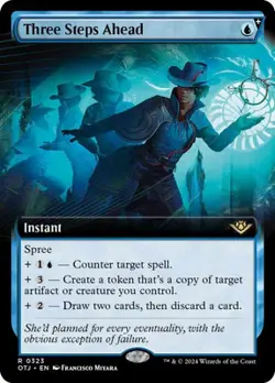 MTG - Three Steps Ahead - Extended - OTJ 323 - Non Foil - NM - Image 1