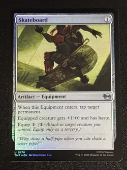 MTG Teenage Mutant Ninja Turtles Skateboard Foil 0178 NM - Image 1