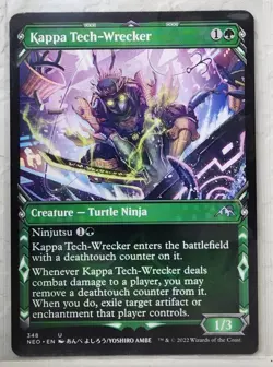 MTG Kappa Tech-Wrecker 348 (Showcase) - Kamigawa: Neon Dynasty Regular NM - Image 1