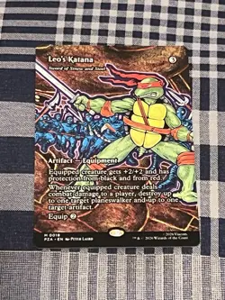 Leo's Katana [Borderless] #18 | Magic Teenage Mutant Ninja Turtles - Image 1