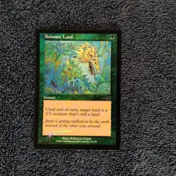 MTG Animate Land Nemesis FOIL Uncommon Unplayed Near MInt - Image 3