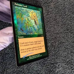 MTG Animate Land Nemesis FOIL Uncommon Unplayed Near MInt - Image 5