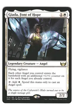 1x MTG Streets of New Capenna - Giada, Font of Hope Rare Angel! NM Mint - Image 1