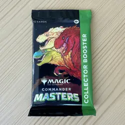 MTG Booster Pack Commander Masters - Collector Booster Pack New - Image 1
