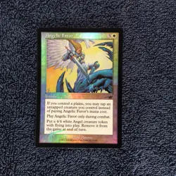 MTG Angelic Favor Nemesis FOIL White Uncommon Unplayed Near MInt - Image 3