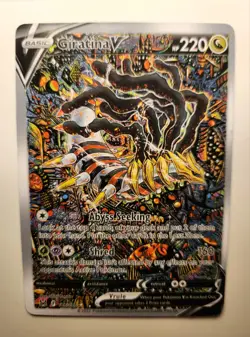 Giratina V (Alternate Full Art) 186/196 SWSH11: Lost Origin - Pokemon Card - NM - Image 1