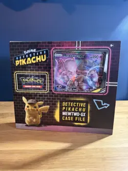 Pokemon Detective Pikachu Mewtwo-GX Case File FACTORY SEALED - Image 1