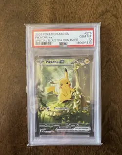 Pokemon Pikachu ex Me: Ascended Heroes 276/217 Special Illustration Rare PSA 10 - Image 1