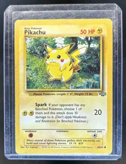 1999 Pokemon Jungle Pikachu #60/64 - Image 1