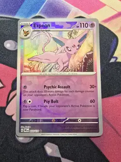 Pokemon TCG Espeon 33/131 Masterball Reverse Holo - Prismatic Evolutions NM/M - Image 1