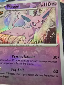Pokemon TCG Espeon 33/131 Masterball Reverse Holo - Prismatic Evolutions NM/M - Image 3