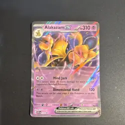 Pokemon TCG Alakazam ex SVP Promo Holo 310 HP 050 No Star holo ERROR - Image 1
