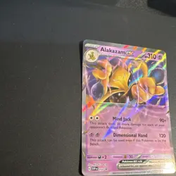 Pokemon TCG Alakazam ex SVP Promo Holo 310 HP 050 No Star holo ERROR - Image 2