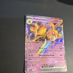 Pokemon TCG Alakazam ex SVP Promo Holo 310 HP 050 No Star holo ERROR - Image 3