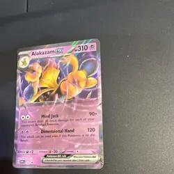 Pokemon TCG Alakazam ex SVP Promo Holo 310 HP 050 No Star holo ERROR - Image 5