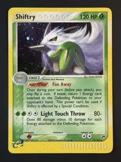 Pokemon Shiftry 12/100 Holo EX Sandstorm - HP - Image 1