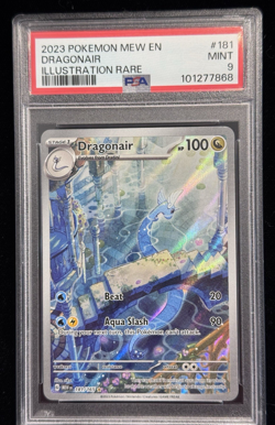 Pokemon Dragonair Illustration Rare Holo 181/165 Scarlet & Violet 151 2023 PSA 9 - Image 1