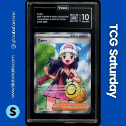 2025 POKEMON PHANTASMAL FLAMES #118/094 DAWN FULL ART ULTRA RARE TAG 10 - Image 1