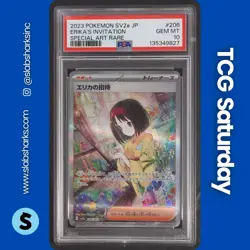 2023 POKEMON SV POKEMON 151 JP ERIKA'S INVITATION SPECIAL ART RARE PSA 10 - Image 1