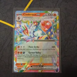Cinderace ex 038/217 Pokemon TCG Ascended Heroes Double Rare NM - Image 1