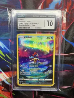 Keldeo GG07/GG70 Crown Zenith Galarian Gallery Full Art CGC 10 Gem Mint Pokemon - Image 1