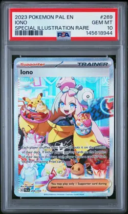 2023 POKEMON PAL EN-PALDEA EVOLVED SPECIAL ILLUSTRATION RARE #269 IONO PSA 10 - Image 1