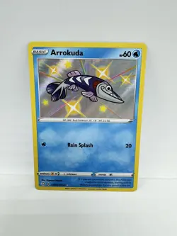 2021 Pokemon TCG Shining Fates Arrokuda Shiny Vault Holo Rare SV031/SV122 - Image 1
