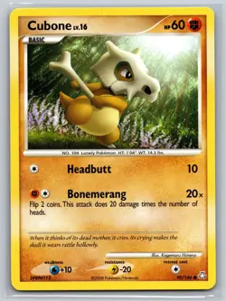 Cubone 90/146 Legends Awakened Basic Fighting Common Pokemon TCG Vintage - Image 1
