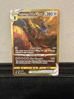 Pokemon Origin Forme Dialga VSTAR GG67/70 Crown Zenith Secret Holo - Image 1