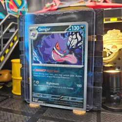 Gengar Paldean Fates Reverse Holo Pokemon TCG 057/091 Uncommon - Image 2