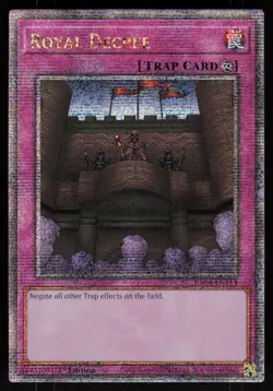 Royal Decree (Quarter Century Secret Rare) RA04-EN113 Yu-Gi-Oh - Image 1