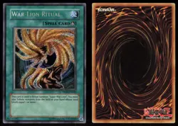 War-Lion Ritual (ScR) PP02-EN002 Secret Rare ERROR Yu-Gi-Oh - Image 3