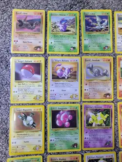Pokemon Card Gym Challenge And Heroes TCG Vintage 36 Card Lot WOTC Vintage WOTC - Image 3