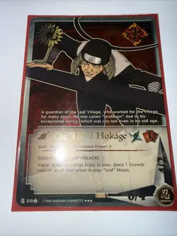 Naruto CCG Foil The Third Hokage Foil Card - Image 1