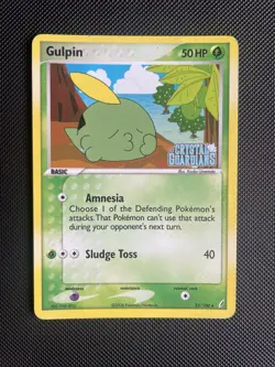 Gulpin Reverse Holo - 33/100 EX Crystal Guardians Excellent - Pokemon Card - Image 1