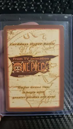 BANDAI One Piece Hyper Battle LUFFY PIRATES S101 HOLO FOIL SCARCE EARLY CARD - Image 2