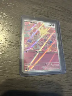 Milcery 152/142 Stellar Crown Illustration Rare Pokemon TCG Card - Image 2