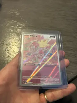 Milcery 152/142 Stellar Crown Illustration Rare Pokemon TCG Card - Image 3