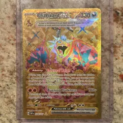 Pokemon Charizard Base Set Holo Rare 120 HP English Card 004/102 - Image 3