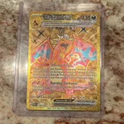 Pokemon Charizard Base Set Holo Rare 120 HP English Card 004/102 - Image 4