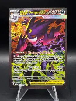 Pokemon Mega Gengar EX Full Art Holo 350 HP ASC 284/217 Card Ascended Heroes - Image 1