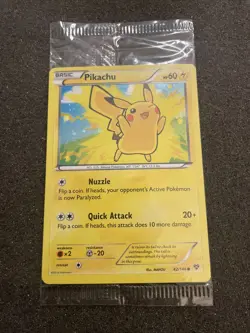Pokemon/Pokemon GO Prerelease Pikachu Holo Foil Promo Card #028/078 Sealed - Image 1